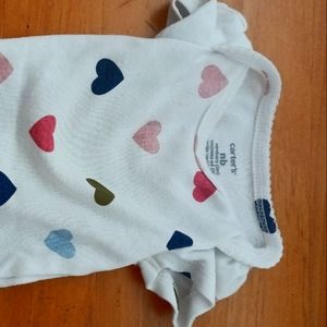 Nb Carter's girls onsie
